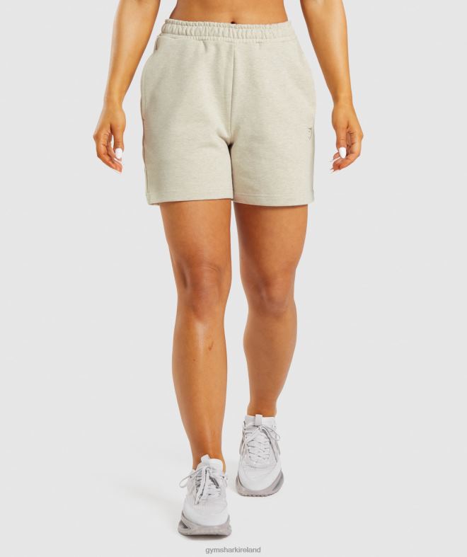 Women Rest Day Sweats Shorts 8004D100 Gymshark Sand Marl