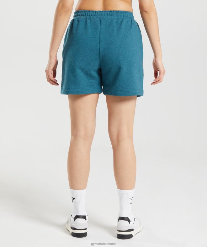 Women Rest Day Sweats Shorts 8004D59 Gymshark Steel Blue Marl