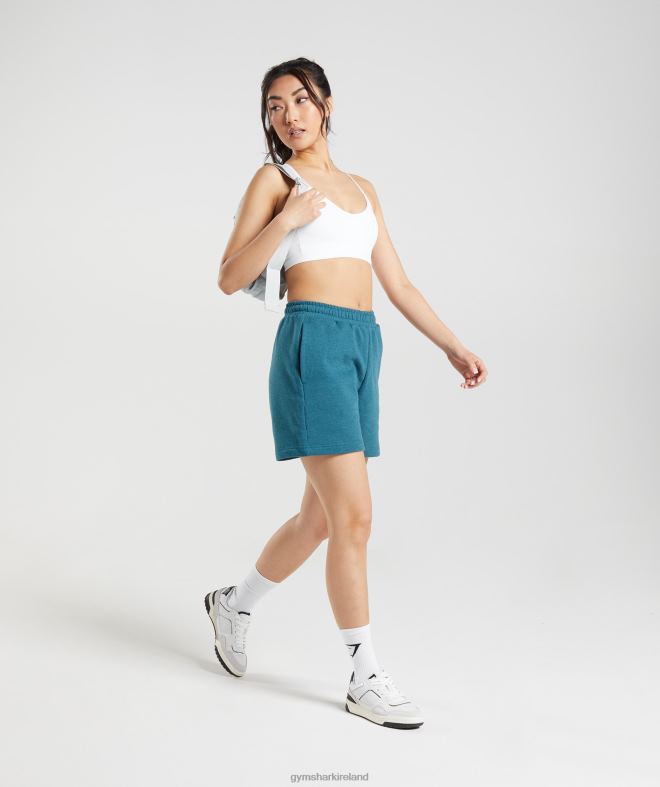 Women Rest Day Sweats Shorts 8004D59 Gymshark Steel Blue Marl