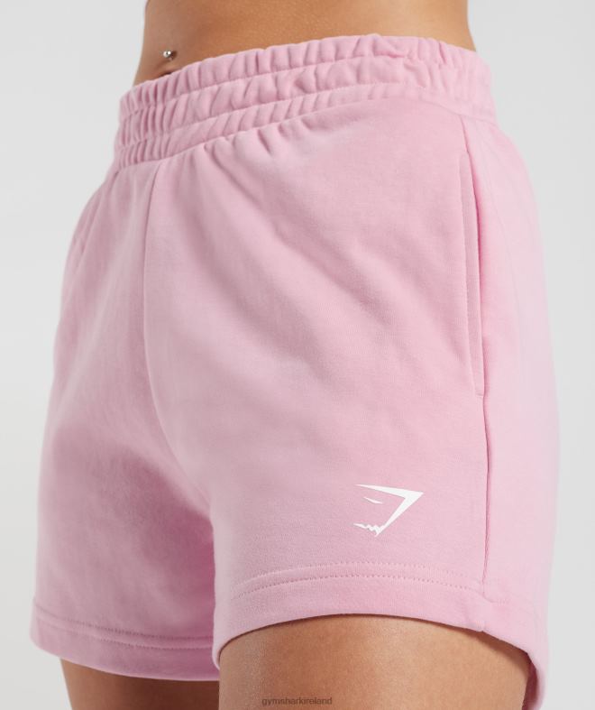 Women Strong Peach Shorts 8004D35 Gymshark Candy Floss Pink