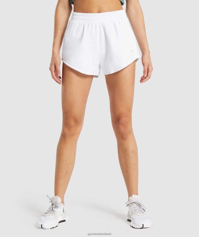 Women Training Sweat Shorts 8004D18 Gymshark White