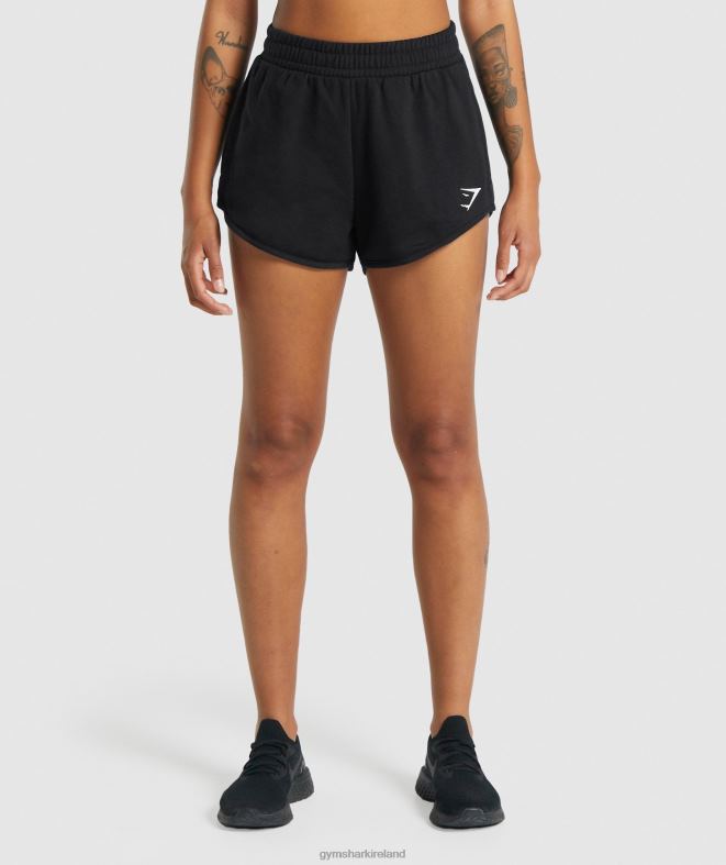 Women Training Sweat Shorts 8004D7 Gymshark Black
