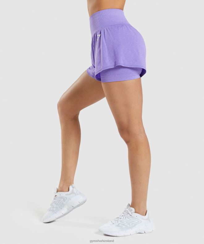 Women Vital Seamless 2.0 2-in-1 Shorts 8004D79 Gymshark Bright Purple Marl