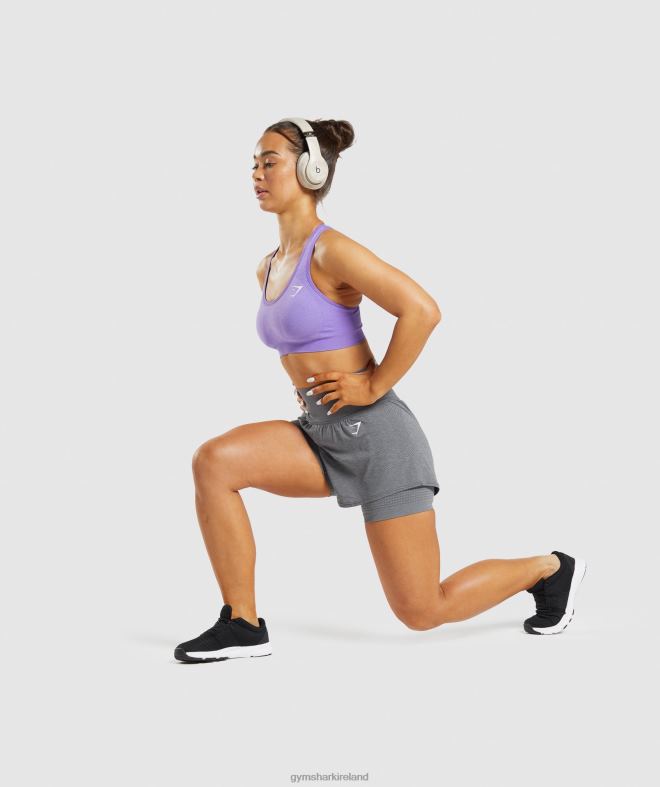 Women Vital Seamless 2.0 2-in-1 Shorts 8004D97 Gymshark Smokey Grey Marl