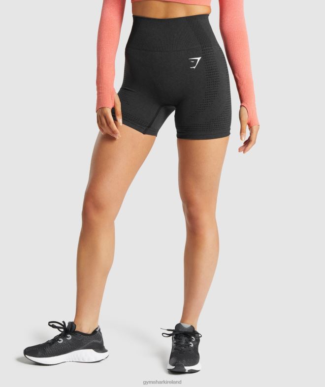 Women Vital Seamless 2.0 Shorts 8004D2 Gymshark Black Marl