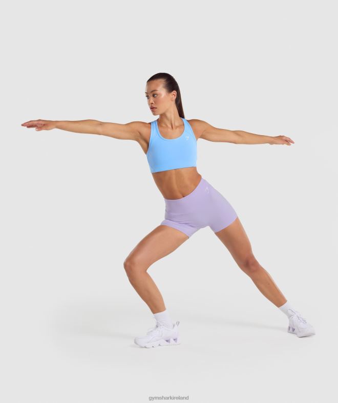 Women Essential Racer Back Sports Bra 8004D232 Gymshark Light Blue