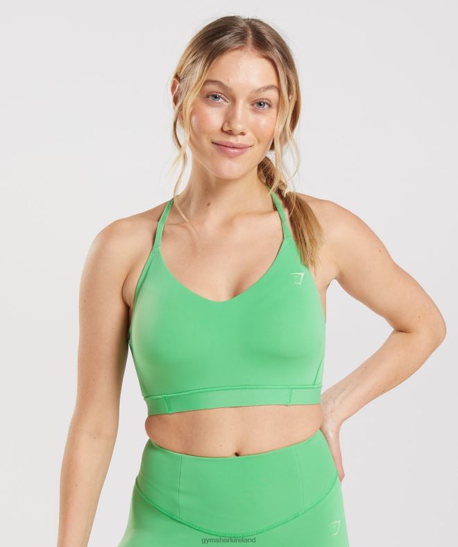Women Studio Sports Bra 8004D202 Gymshark Apple Green