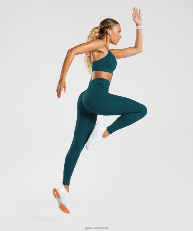 Women Sweat Seamless Sports Bra 8004D231 Gymshark Winter Teal