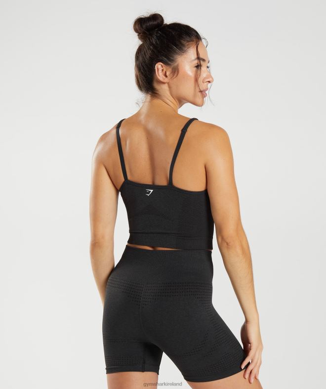 Women Vital Seamless 2.0 Midi Tank 8004D419 Gymshark Black Marl